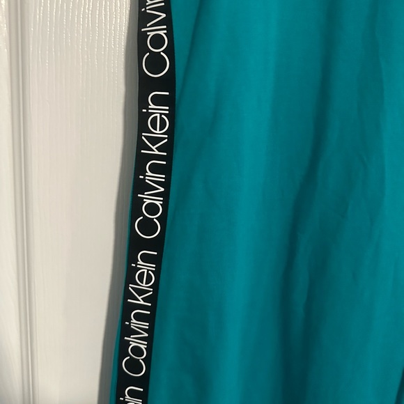 NWT Turquoise Calvin Klein T-Shirt Dress - Picture 3 of 5